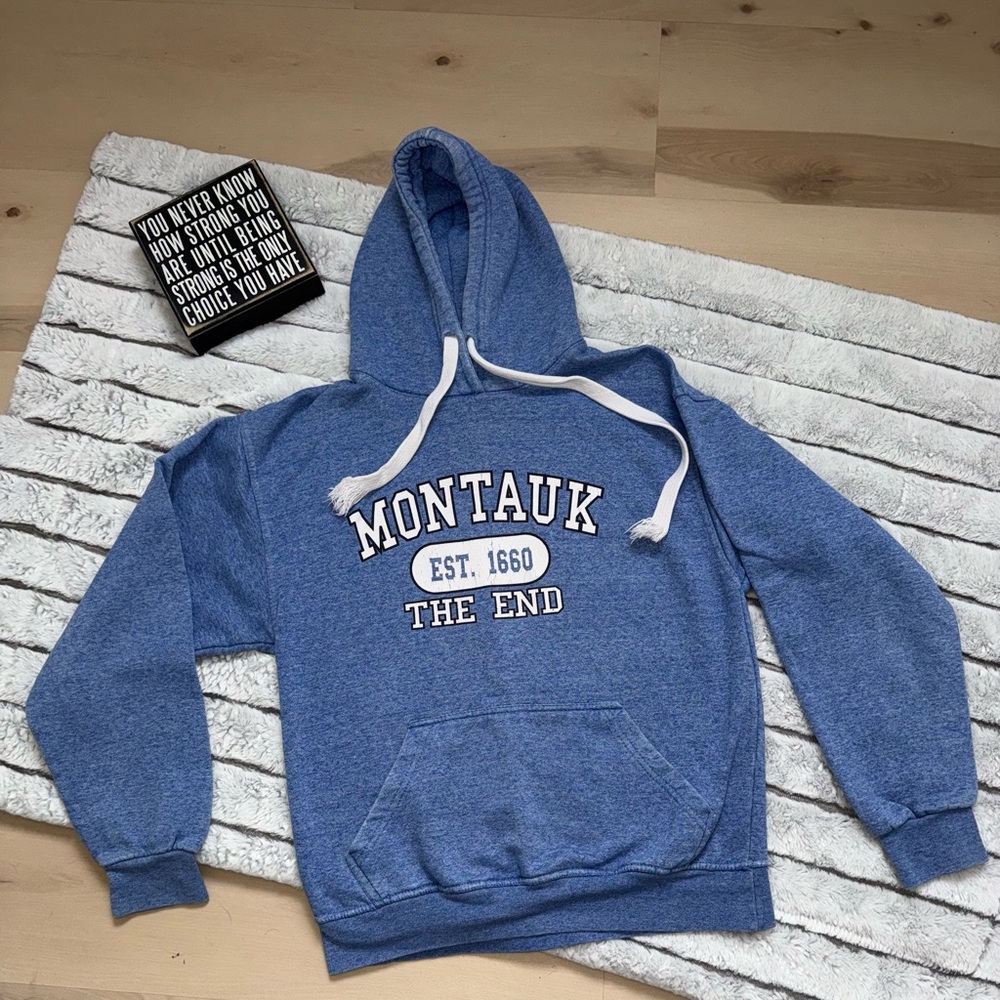 Montauk Blue Hoodie Sweatshirt
